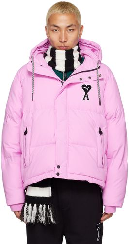 Pink Puma Edition Puffer Jacket - AMI Alexandre Mattiussi - Modalova