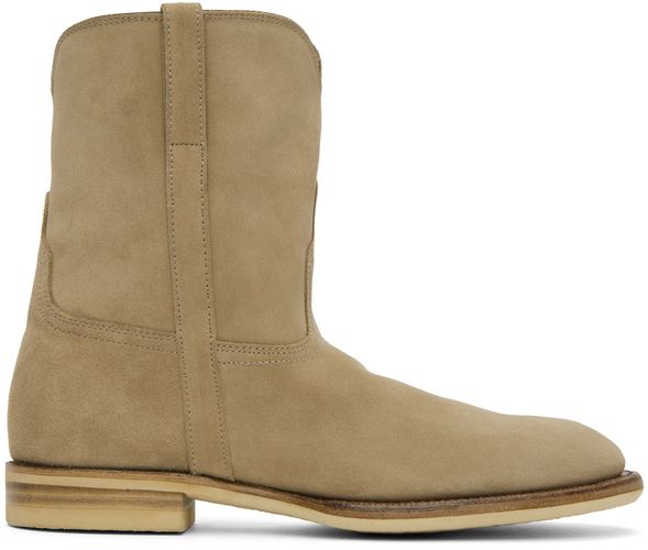 AURALEE Beige Suede Boots - AURALEE - Modalova
