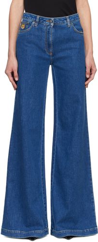Moschino Blue Flared Jeans - Moschino - Modalova