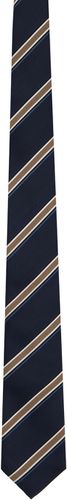 Brunello Cucinelli Navy Striped Tie - Brunello Cucinelli - Modalova