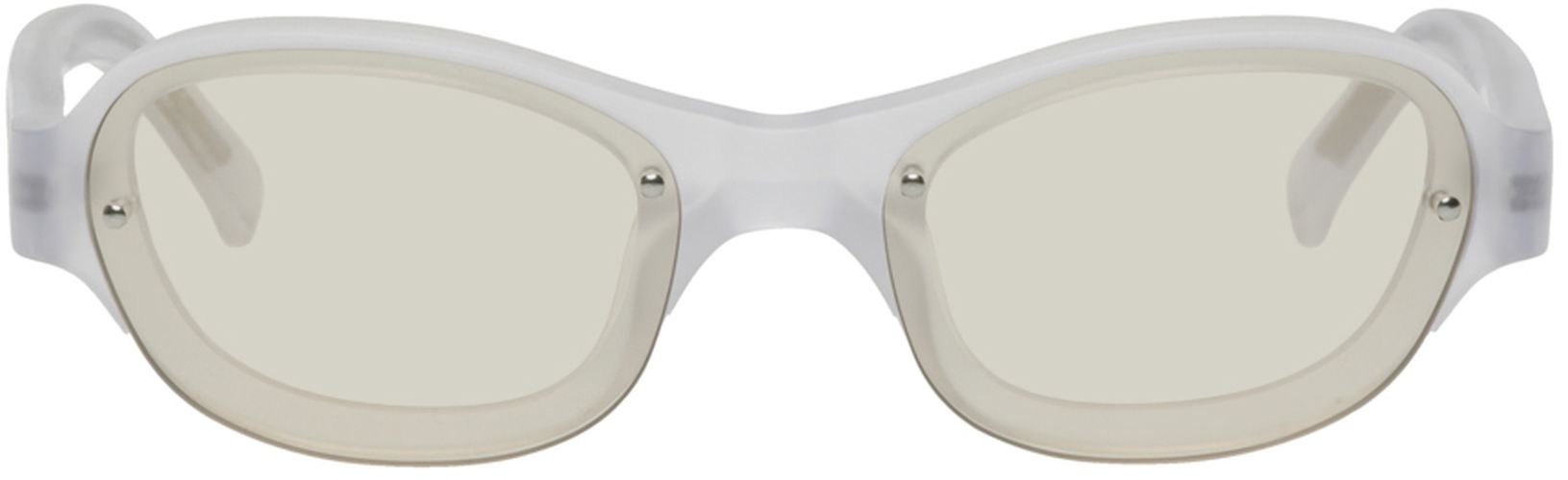 SSENSE Exclusive Gray & Beige Skye Sunglasses - A BETTER FEELING - Modalova