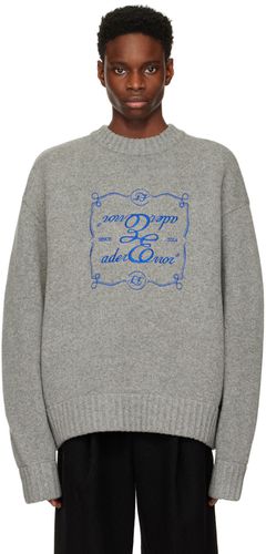 ADER error Gray Decal Sweater - ADER error - Modalova