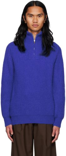 Blue Turtleneck Sweater - Lukhanyo Mdingi - Modalova