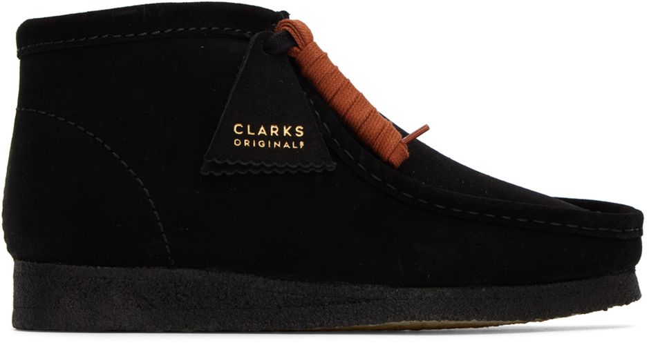 Black Wallabee Desert Boots - Clarks Originals - Modalova