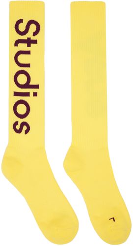 Acne Studios Yellow Knee-High Socks - Acne Studios - Modalova