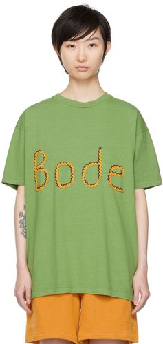 Green Rickrack Namesake T-Shirt - Bode - Modalova