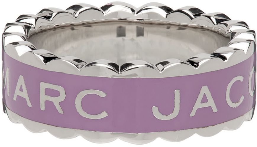 Silver & Purple 'The Scallop Medallion' Ring - Marc Jacobs - Modalova