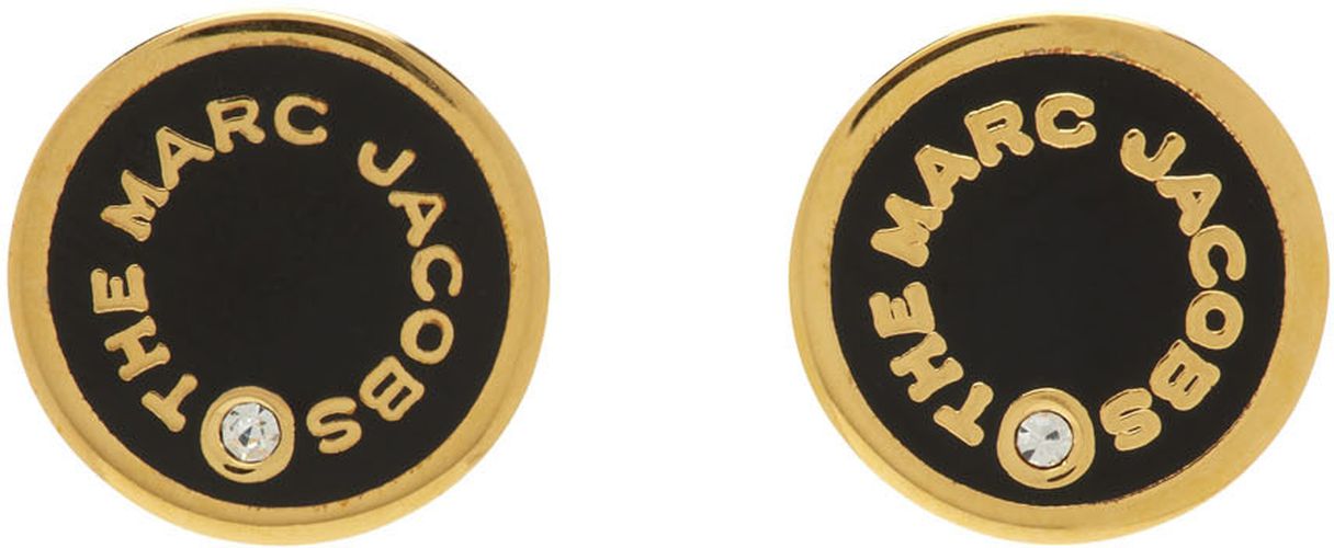 Black 'The Medallion' Stud Earrings - Marc Jacobs - Modalova