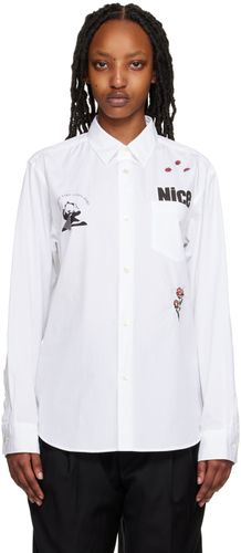 UNDERCOVER White Appliqués Shirt - UNDERCOVER - Modalova