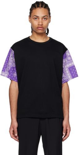 SOPHNET. Black Bandana T-Shirt - SOPHNET. - Modalova
