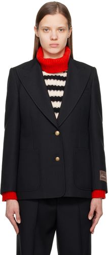 Gucci Black Fluid Blazer - Gucci - Modalova
