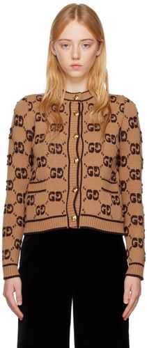 Gucci Brown GG Cardigan - Gucci - Modalova