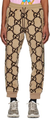 Gucci Brown Jacquard Lounge Pants - Gucci - Modalova