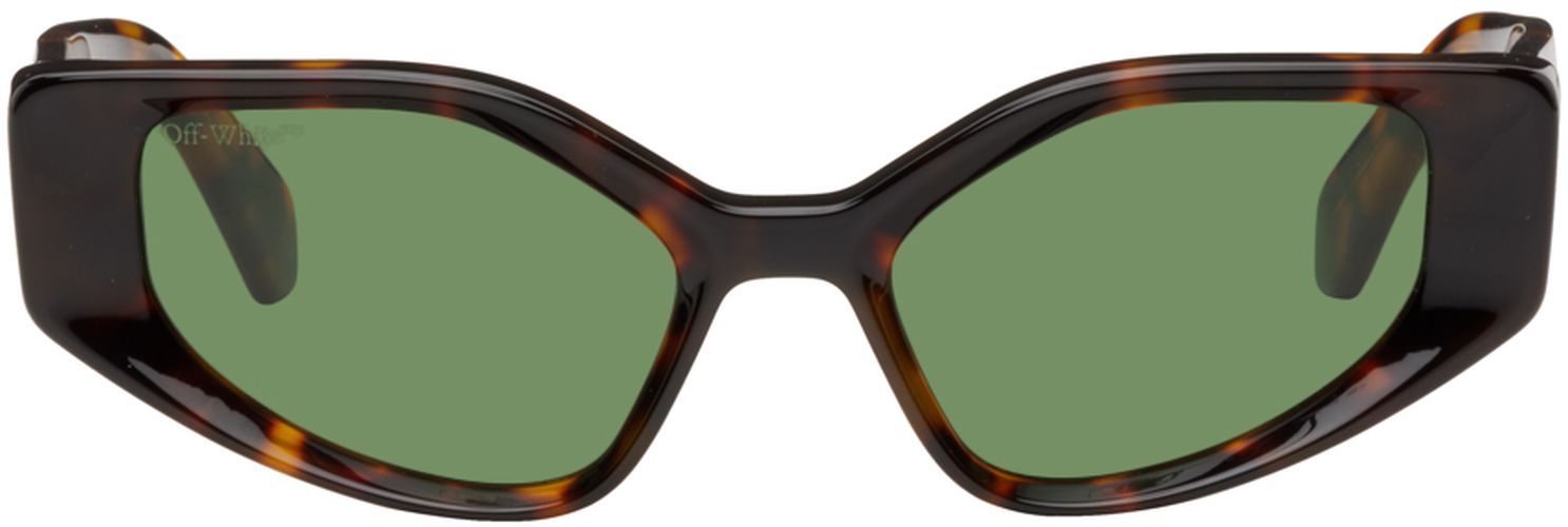 Tortoiseshell Memphis Sunglasses - Off-White - Modalova