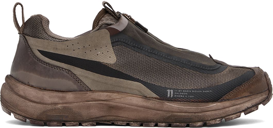 Brown Salomon Edition Bamba 2 Low Sneakers - 11 by Boris Bidjan Saberi - Modalova