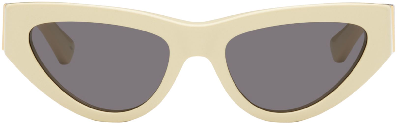Beige Angle Sunglasses - Bottega Veneta - Modalova