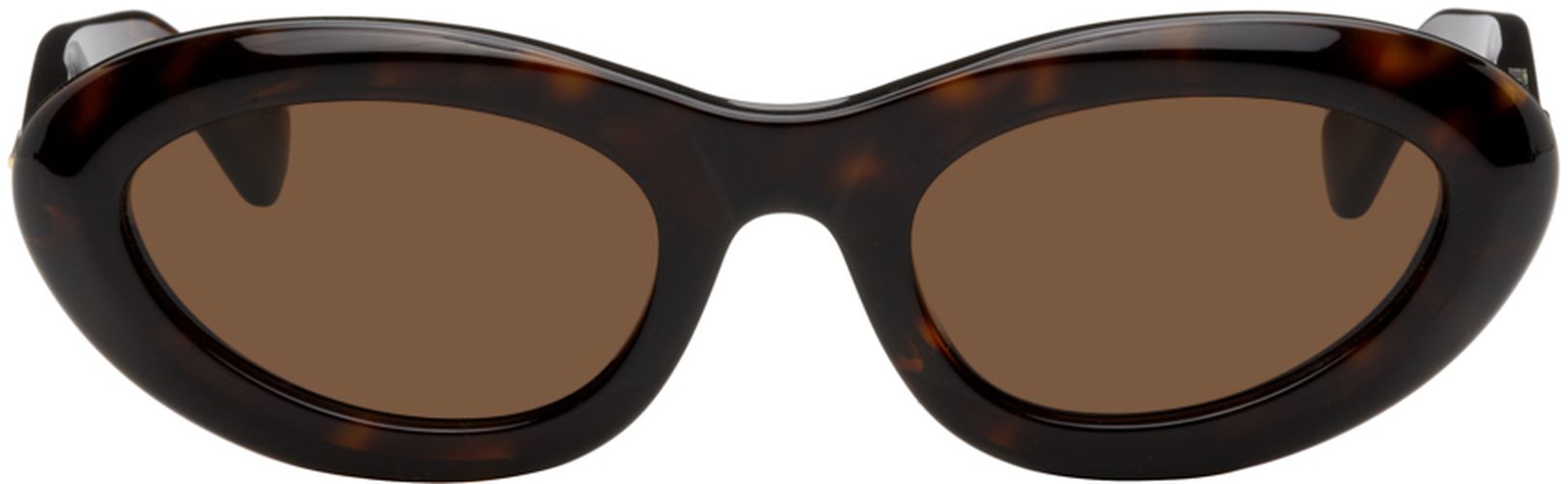 Tortoiseshell Cat-Eye Sunglasses - Bottega Veneta - Modalova