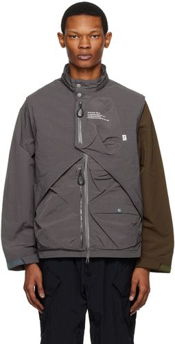 Gray Overlay Convertible Jacket - CMF Outdoor Garment - Modalova