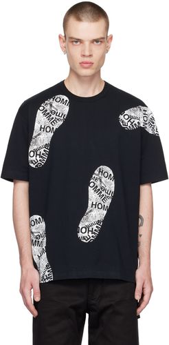 Black Graphic T-Shirt - Comme des Garçons Homme - Modalova