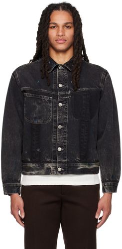 Black Painted Denim Jacket - Maison Margiela - Modalova