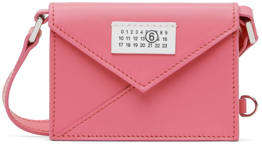 Pink Mini Triangle 6 Crossbody Bag - MM6 Maison Margiela - Modalova