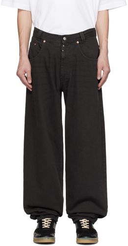 Black Drawstring Jeans - MM6 Maison Margiela - Modalova