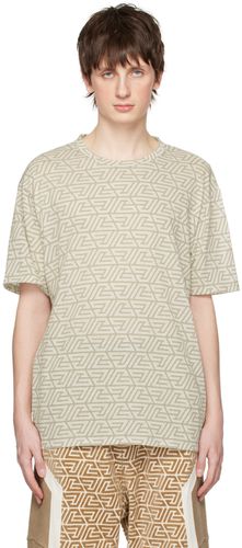 Balmain Beige Printed T-Shirt - Balmain - Modalova