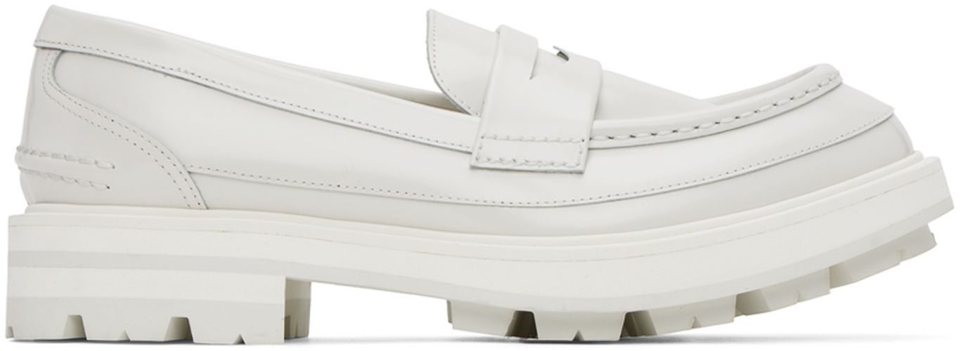 White Polished Loafers - Alexander McQueen - Modalova
