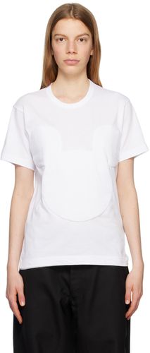 White Graphic T-Shirt - Comme des Garçons Shirt - Modalova