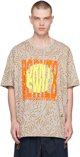 Taupe Printed T-Shirt - Vivienne Westwood - Modalova