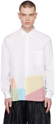 White Patchwork Shirt - Comme des Garçons Homme Plus - Modalova