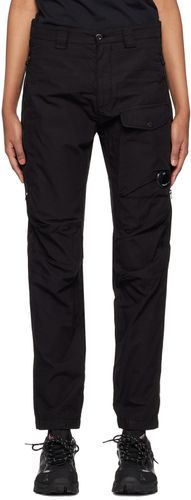 Black Garment-Dyed Trousers - C.P. Company - Modalova