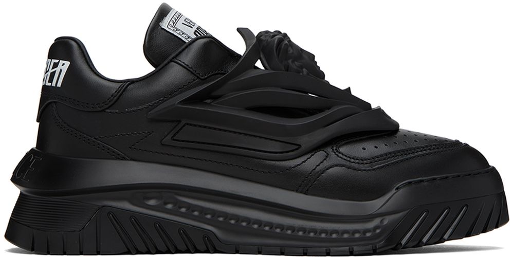 Versace sneakers men on sale black