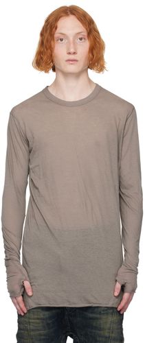 Gray Object-Dyed Long Sleeve T-Shirt - Boris Bidjan Saberi - Modalova