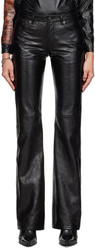 Black Paneled Leather Pants - Acne Studios - Modalova