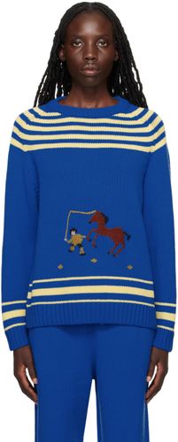 Bode Blue Pony Lasso Sweater - Bode - Modalova