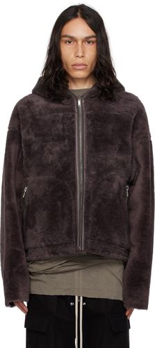 Purple Sealed Reversible Shearling Jacket - Rick Owens - Modalova