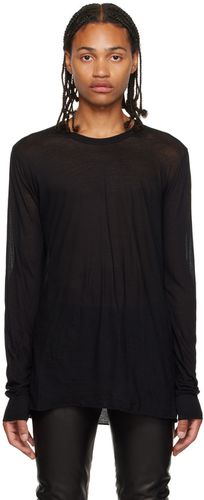 Black Edfu Basic Long Sleeve T-Shirt - Rick Owens - Modalova