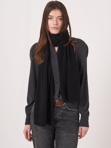 Fine knit organic cashmere scarf - REPEAT cashmere - Modalova