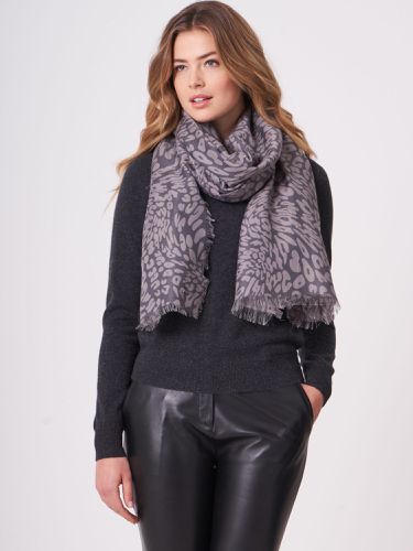 Woven printed scarf - REPEAT cashmere - Modalova
