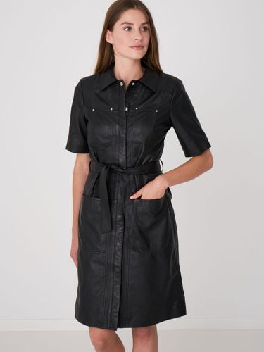 Leather shirt dress - REPEAT cashmere - Modalova