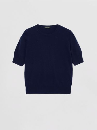 Basic short sleeve organic cashmere sweater - REPEAT cashmere - Modalova