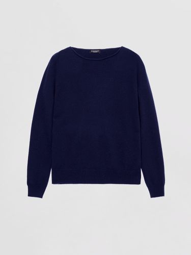 Basic organic cashmere boat neck jumper - REPEAT cashmere - Modalova