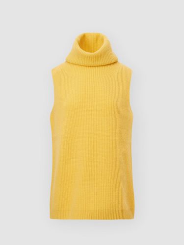 Sleeveless rib knit cashmere sweater with high neck - REPEAT cashmere - Modalova