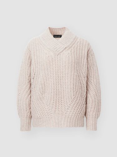 Chunky cashmere-silk sweater with shawl collar - REPEAT cashmere - Modalova