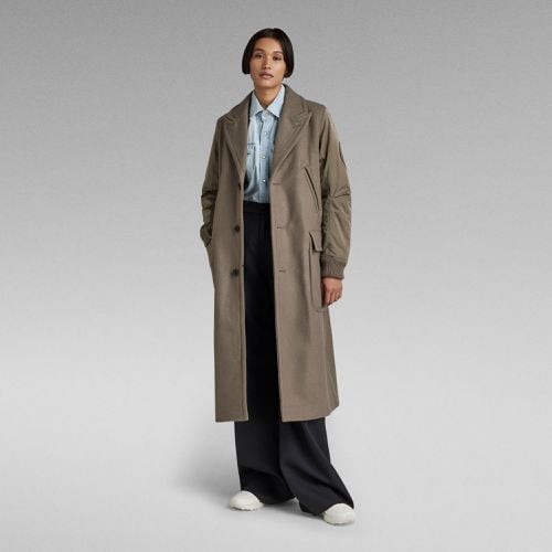 Wool Long Coat - Brown - Women - G-Star RAW - Modalova