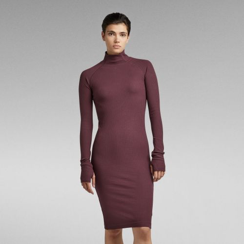 Vestido Rib Slim - Morado - Mujer - G-Star RAW - Modalova