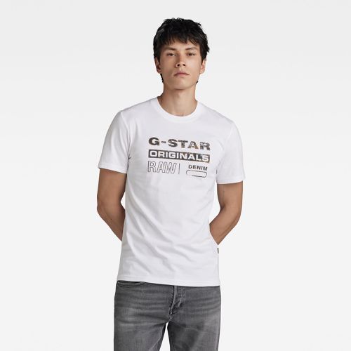 Camiseta Distressed Originals Slim - - Hombre - G-Star RAW - Modalova