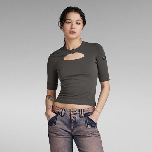 Y2K Tee Square Ring - Grey - Women - G-Star RAW - Modalova