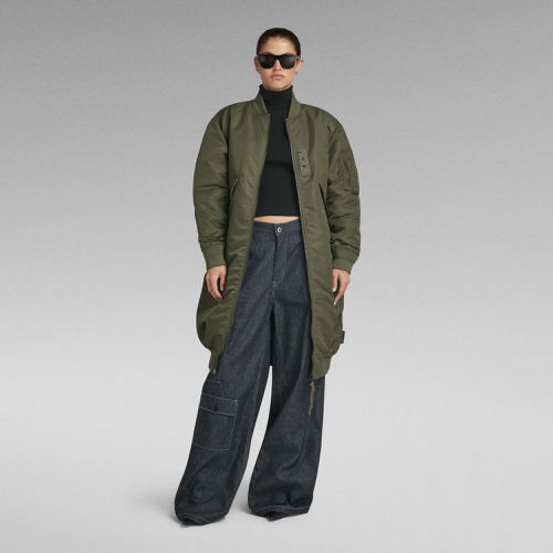 Long Bomber Jacket - Green - Women - G-Star RAW - Modalova